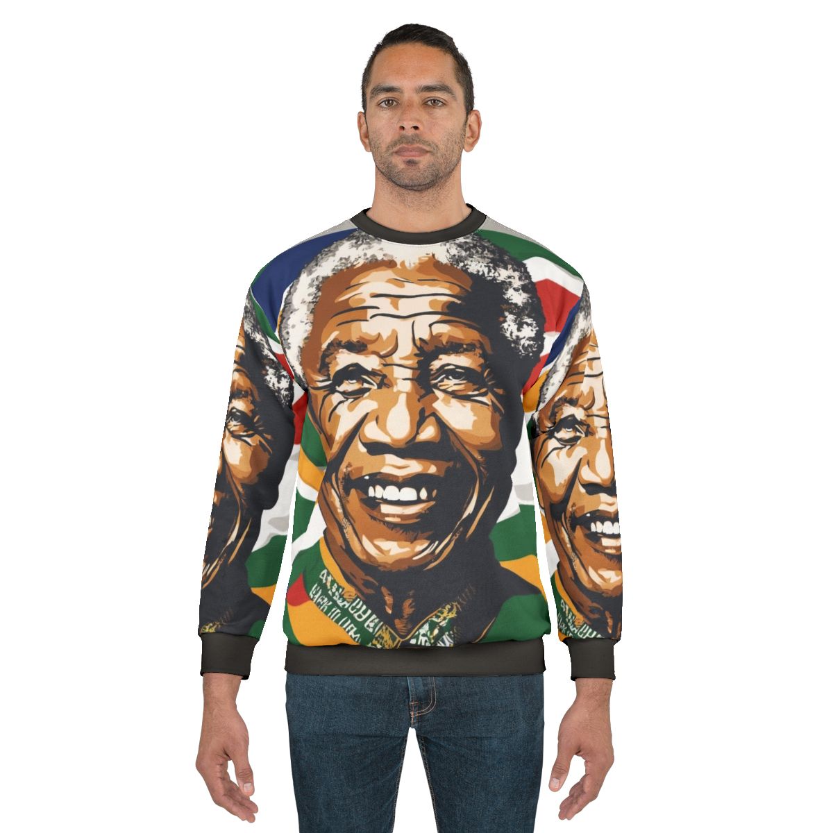 Nelson Mandela South Africa Reggae Sweatshirt