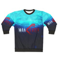 Maneater Survival Sweatshirt featuring a shark design