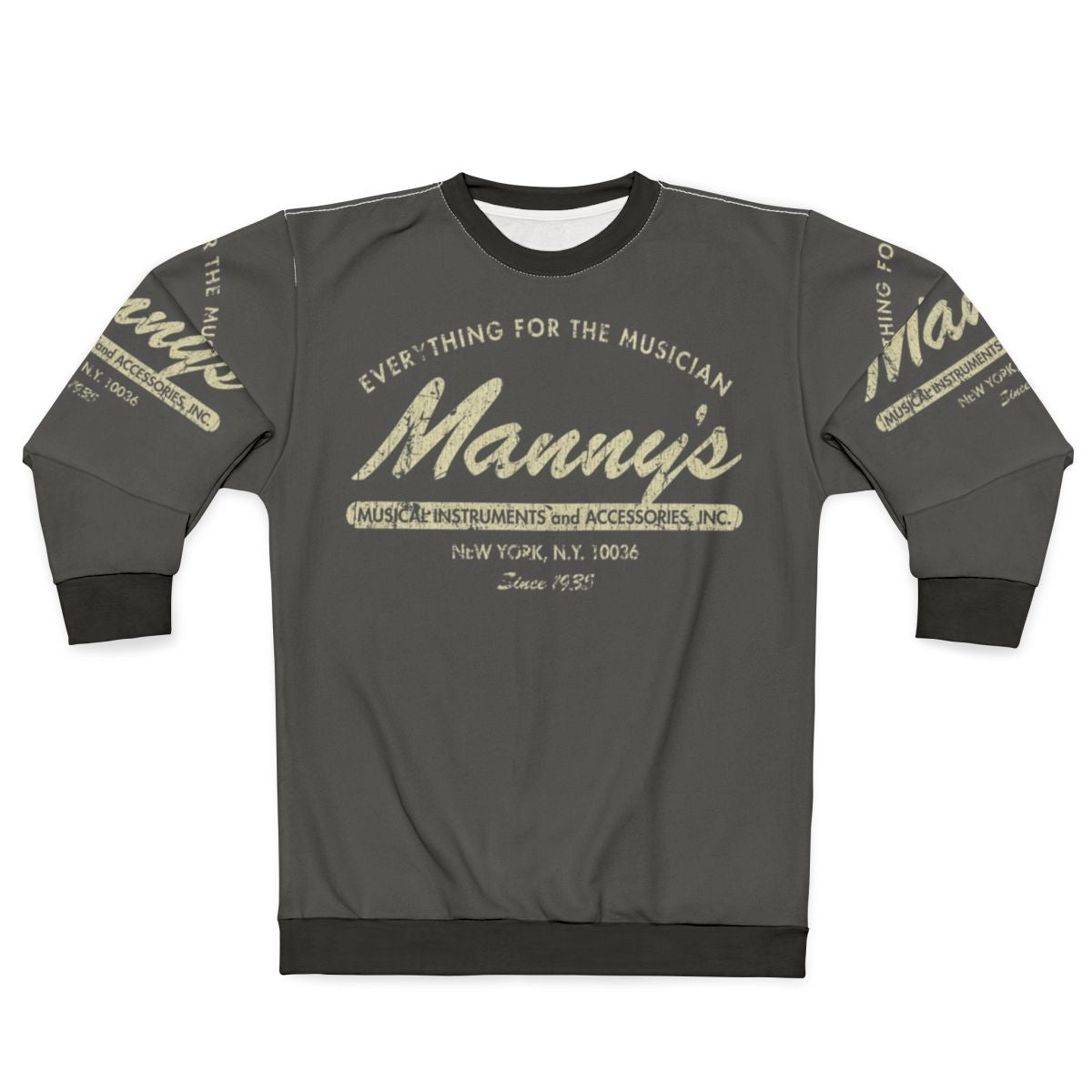 Vintage 1935 Manny's Music Sweatshirt