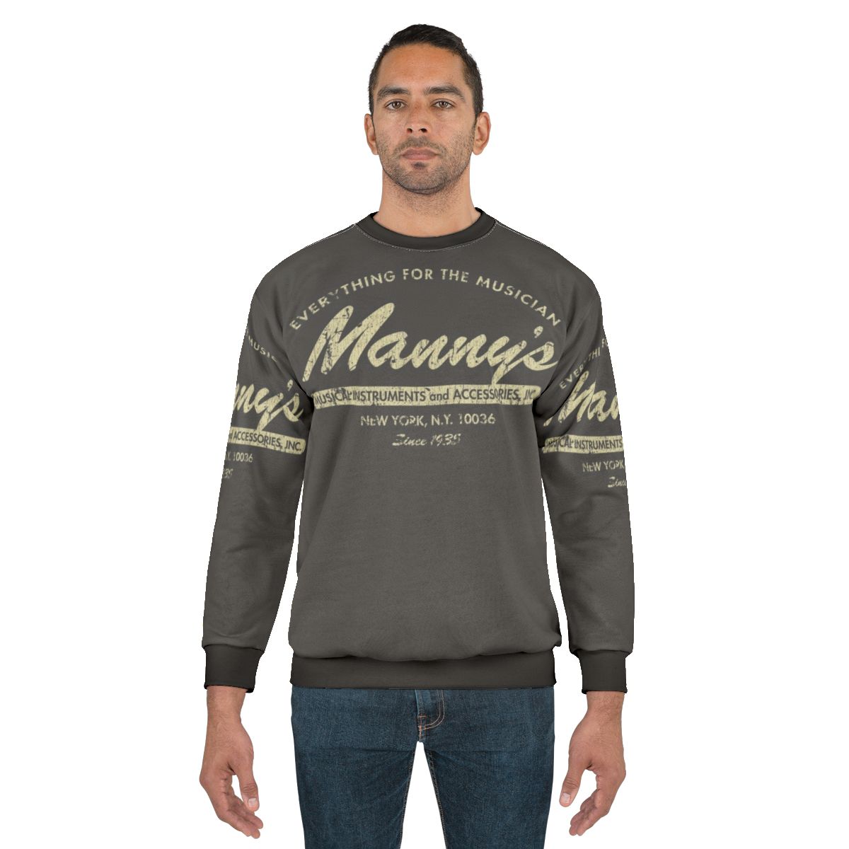 Vintage 1935 Manny's Music Sweatshirt