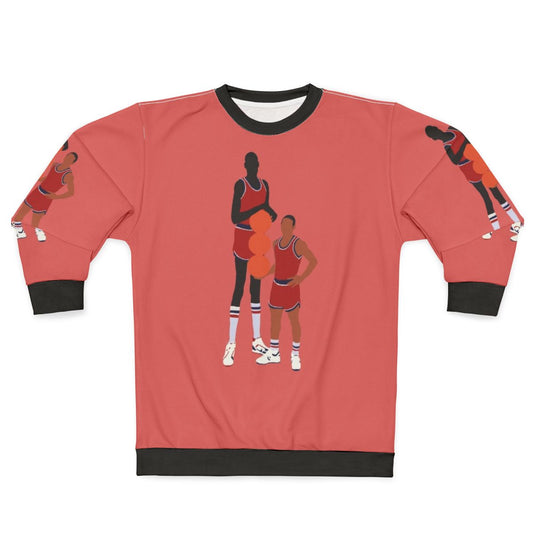 Manute Bol and Muggsy Bogues Washington Bullets Basketball Sweatshirt