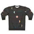 Many Moons Crescent Moon Sweatshirt with Nature Landscape