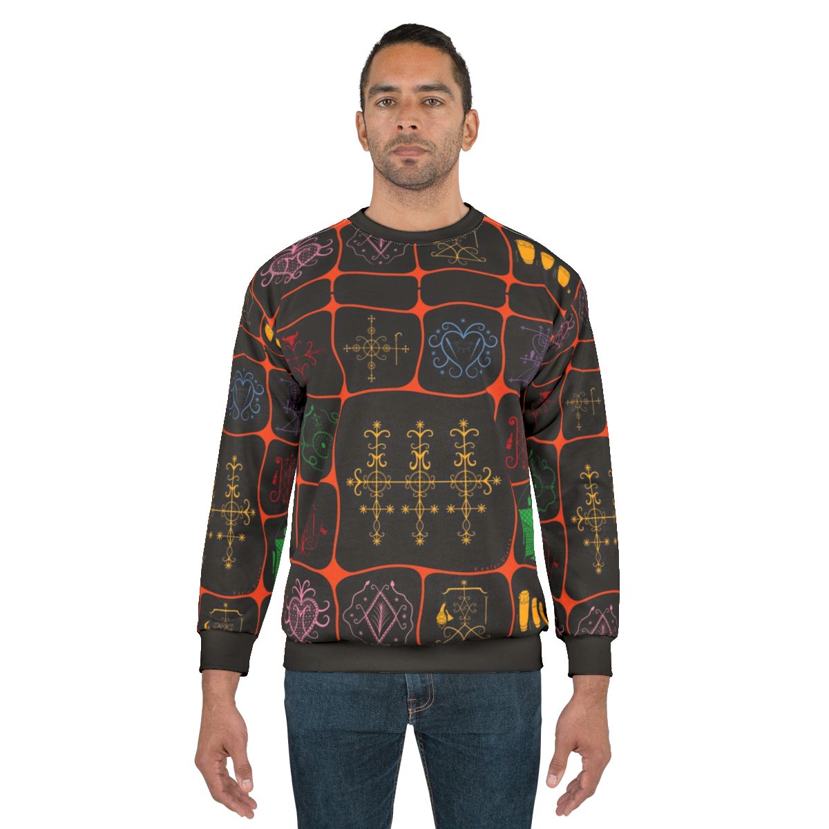 Marasa Haitian Vodou Symbol Sweatshirt