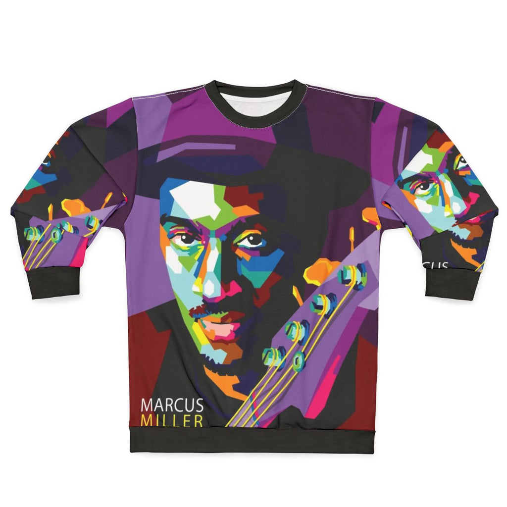 Marcus Miller Pop Art Illustration Sweatshirt