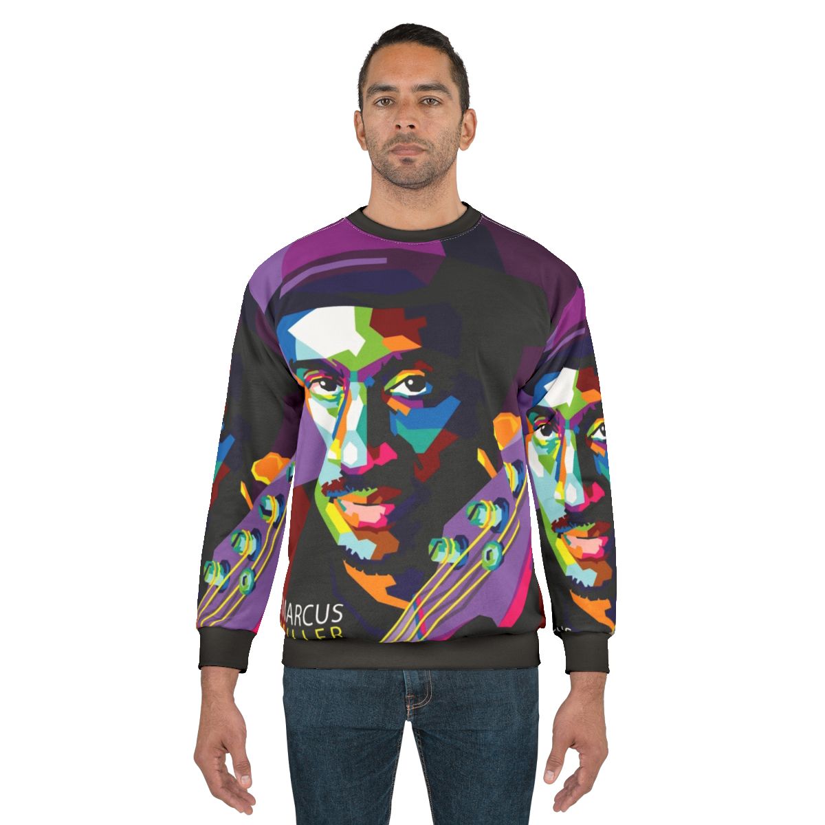 Marcus Miller Pop Art Illustration Sweatshirt