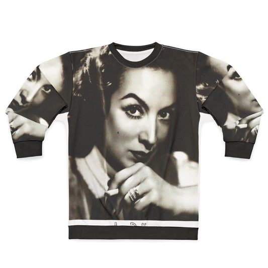 Maria Felix Classic Mexican Cinema Sweatshirt