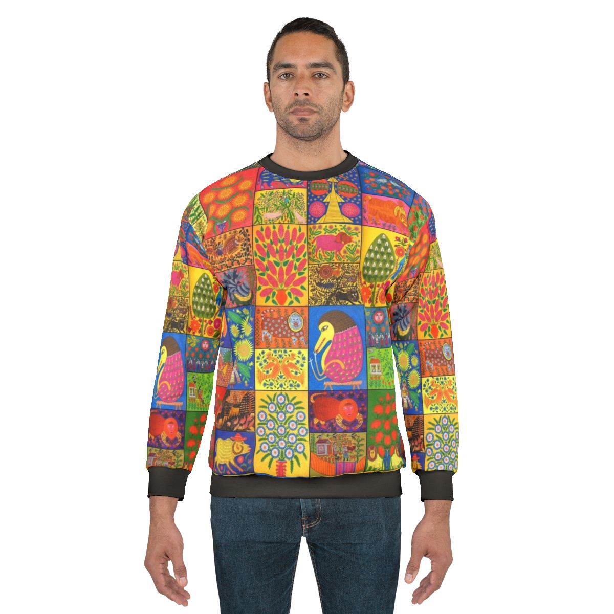 Maria Pryimachenko Ukrainian Folk Art Sweatshirt