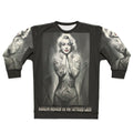 Marilyn Monroe Tattooed Lady Sweatshirt featuring vintage art pinup fashion