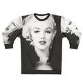 Vintage Marilyn Monroe Black and White Portrait Sweatshirt