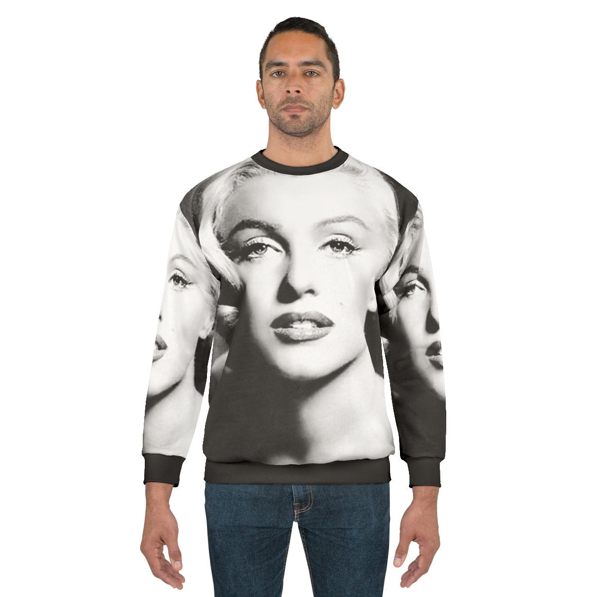 Vintage Marilyn Monroe Black and White Sweatshirt