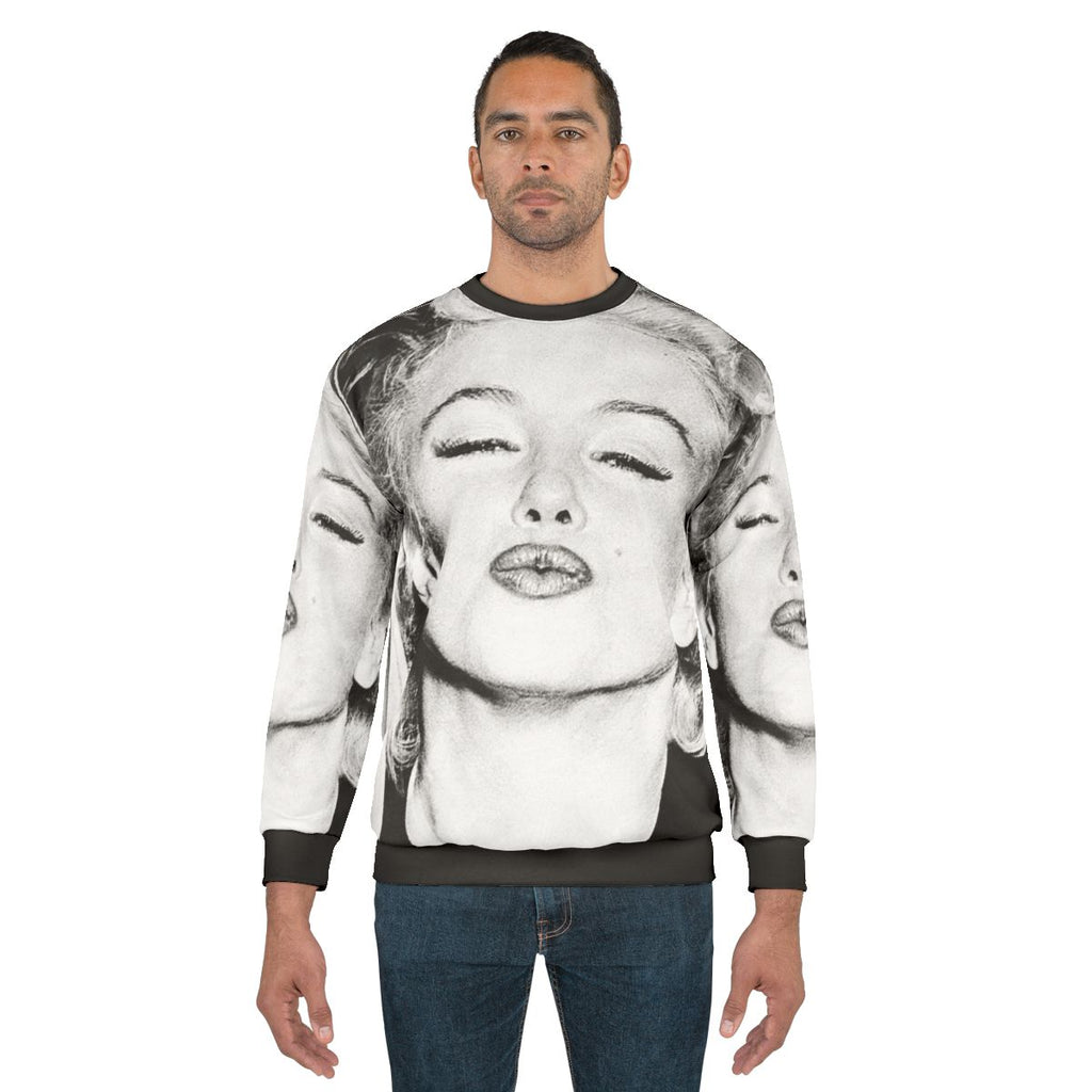 Vintage Black and White Marilyn Monroe Sweatshirt