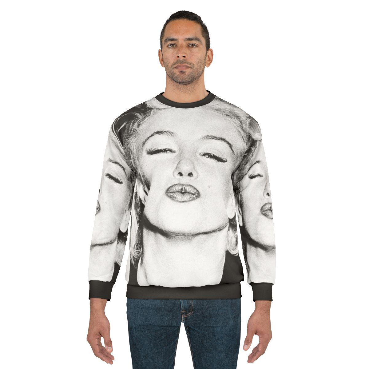 Vintage Black and White Marilyn Monroe Sweatshirt