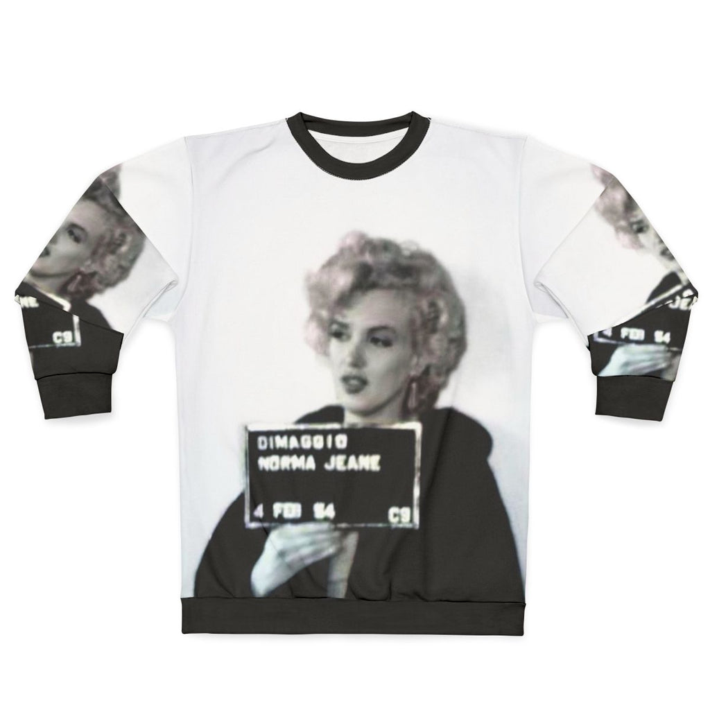 Marilyn Monroe Celebrity Mugshot Retro Sweatshirt