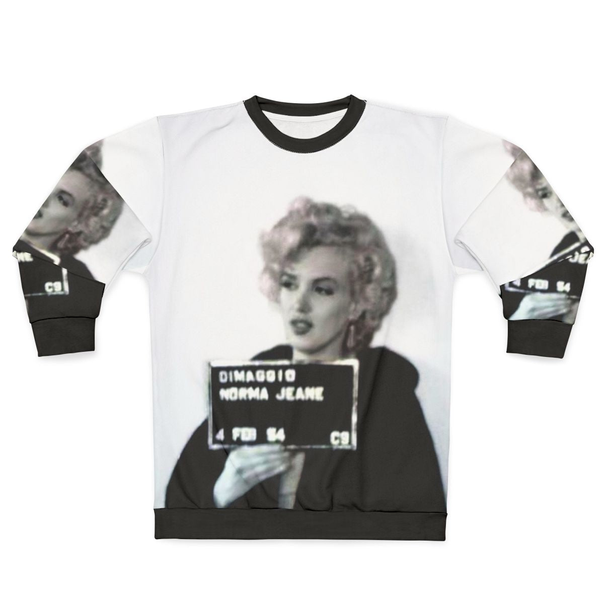 Marilyn Monroe Celebrity Mugshot Retro Sweatshirt