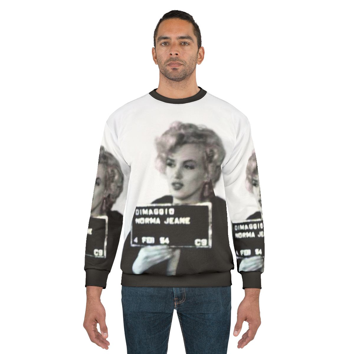 Marilyn Monroe Celebrity Mugshot Retro Sweatshirt