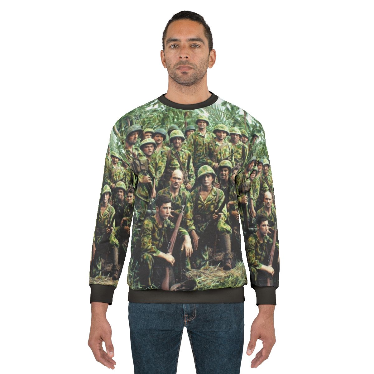 Vintage World War II Marine Raiders Bougainville Sweatshirt