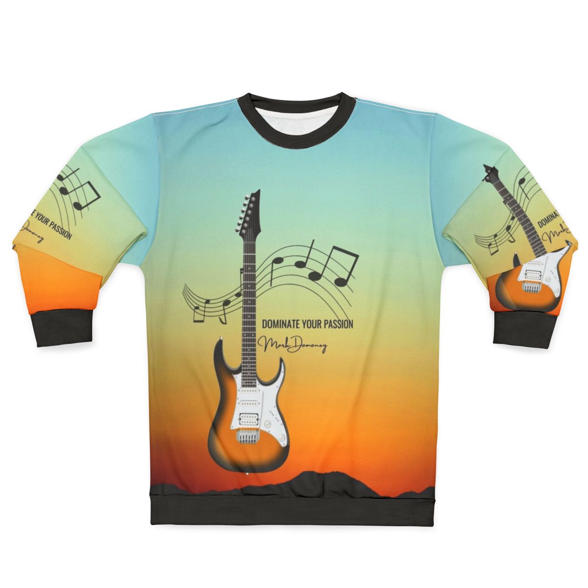 Mark Domoney's Guitar Dominator Sweatshirt - Electric Guitar, Jazz, Professional Musician