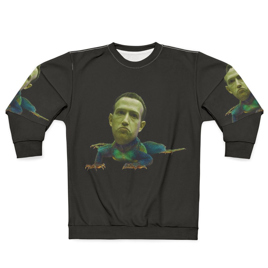 Mark Zuckerberg 'Lizard Person' Sweatshirt