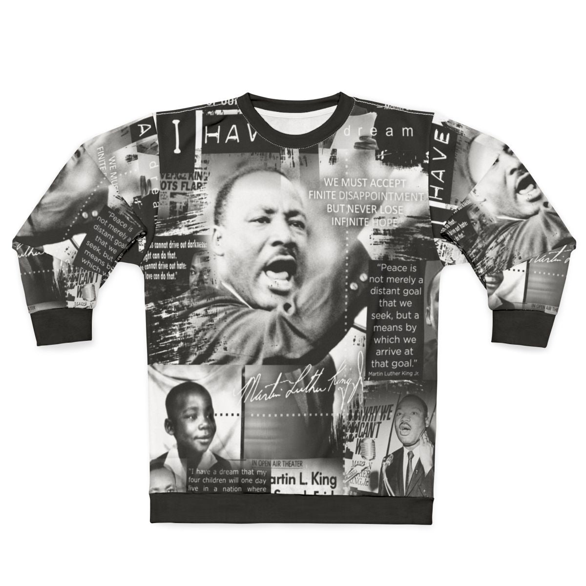 Martin Luther King Jr. Inspirational Graphic Sweatshirt