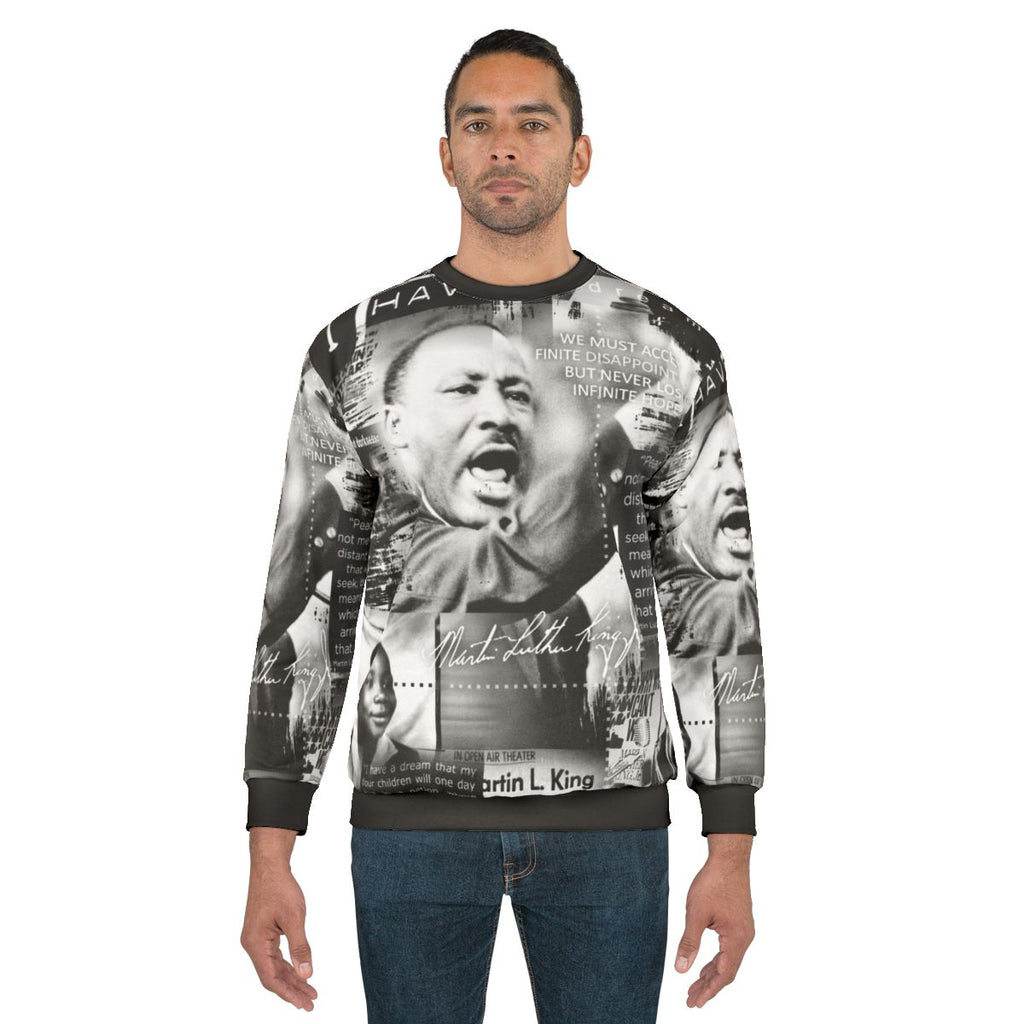 Martin Luther King Jr. Inspirational Graphic Sweatshirt