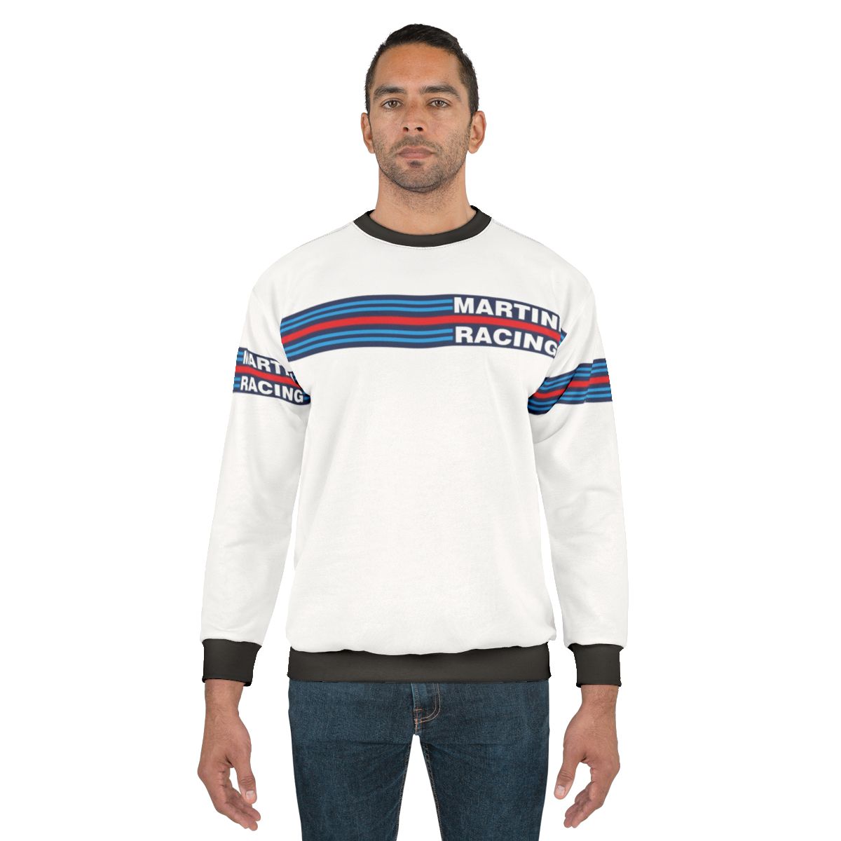 Vintage Martini Racing Sweatshirt with Classic Motorsports Design