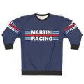 Vintage Martini Racing Sweatshirt featuring classic motorsport design