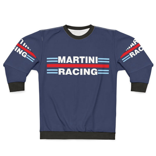 Vintage Martini Racing Sweatshirt featuring classic motorsport design