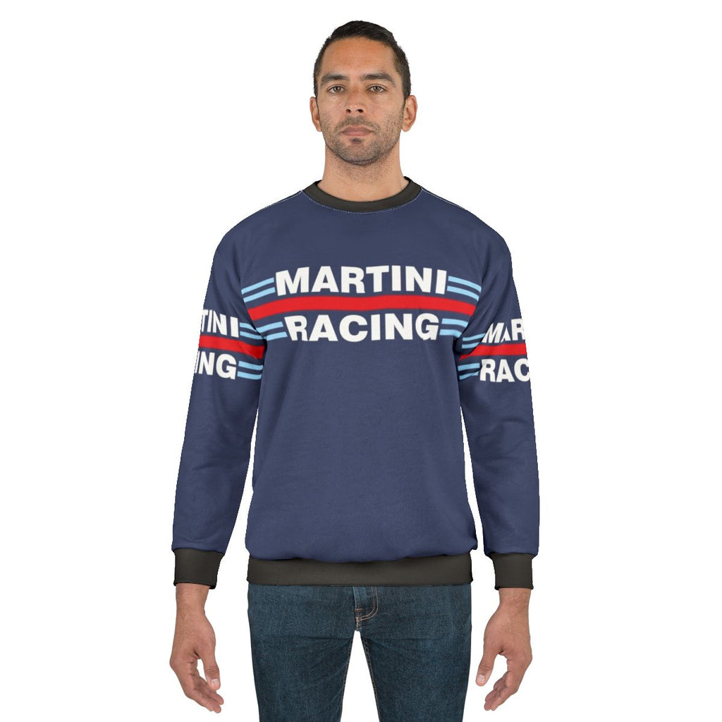 Vintage Martini Racing Sweatshirt featuring classic motorsport design