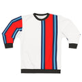 Martini Stripe Sweatshirt featuring minimalist motorsport design