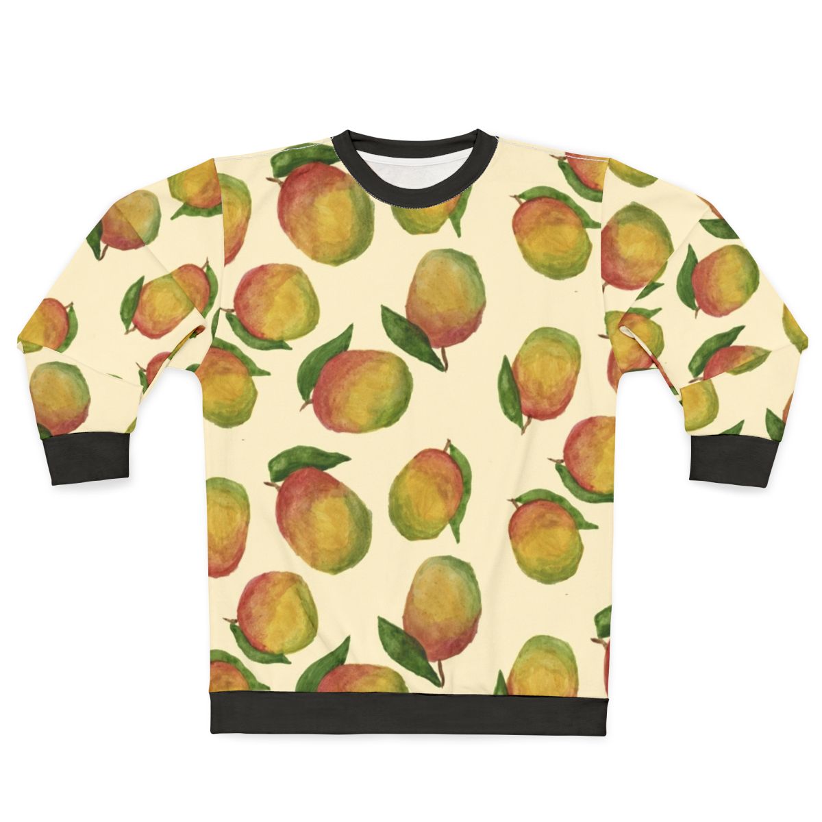 Mango Watercolor Pattern Sweatshirt