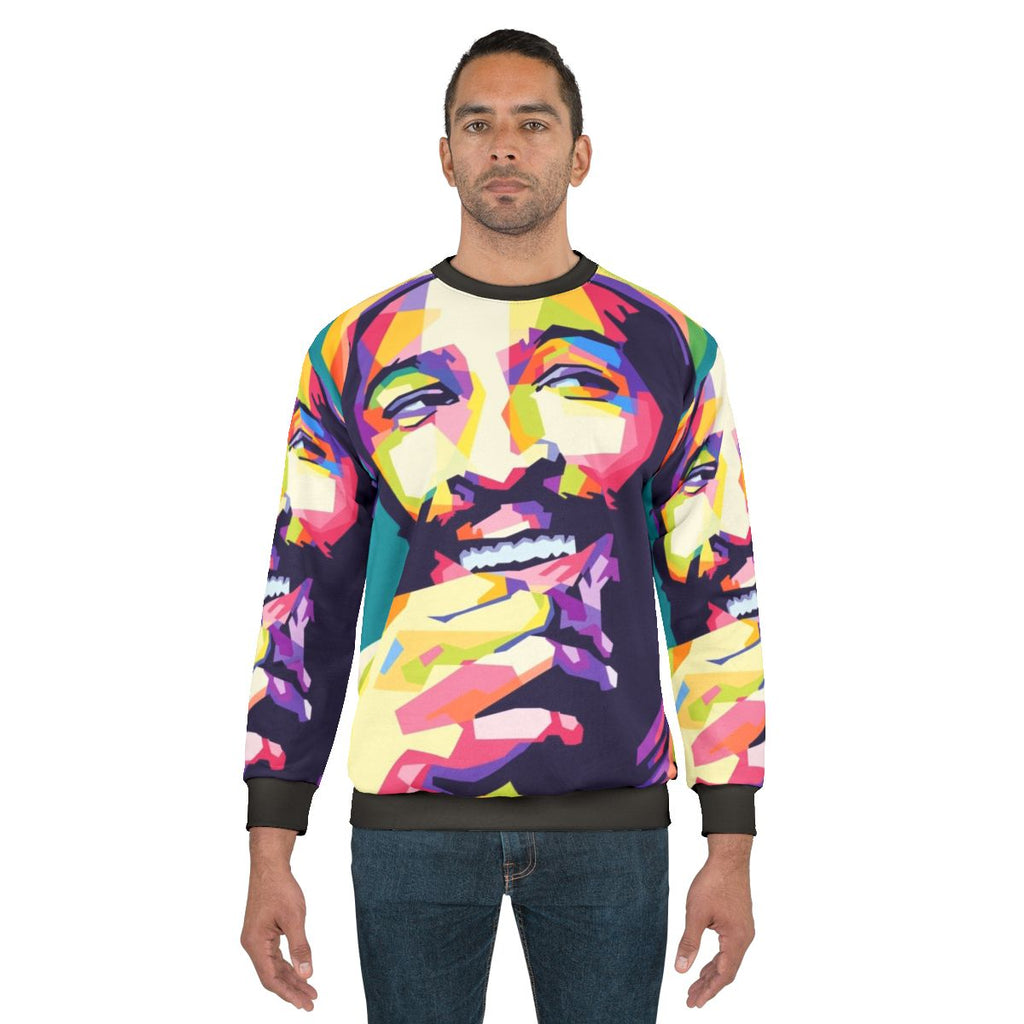 Marvin Gaye Colorful Pop Art Sweatshirt