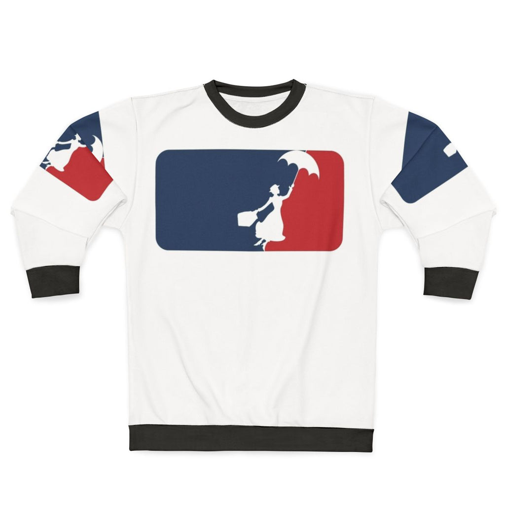 Mary Poppins Sweatshirt with Disney Classic Literature Graphics