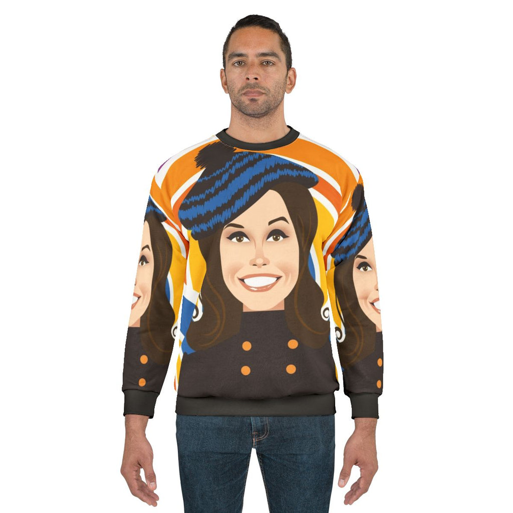 mary tyler moore classic tv comedy alejandro mogollo art sweatshirt