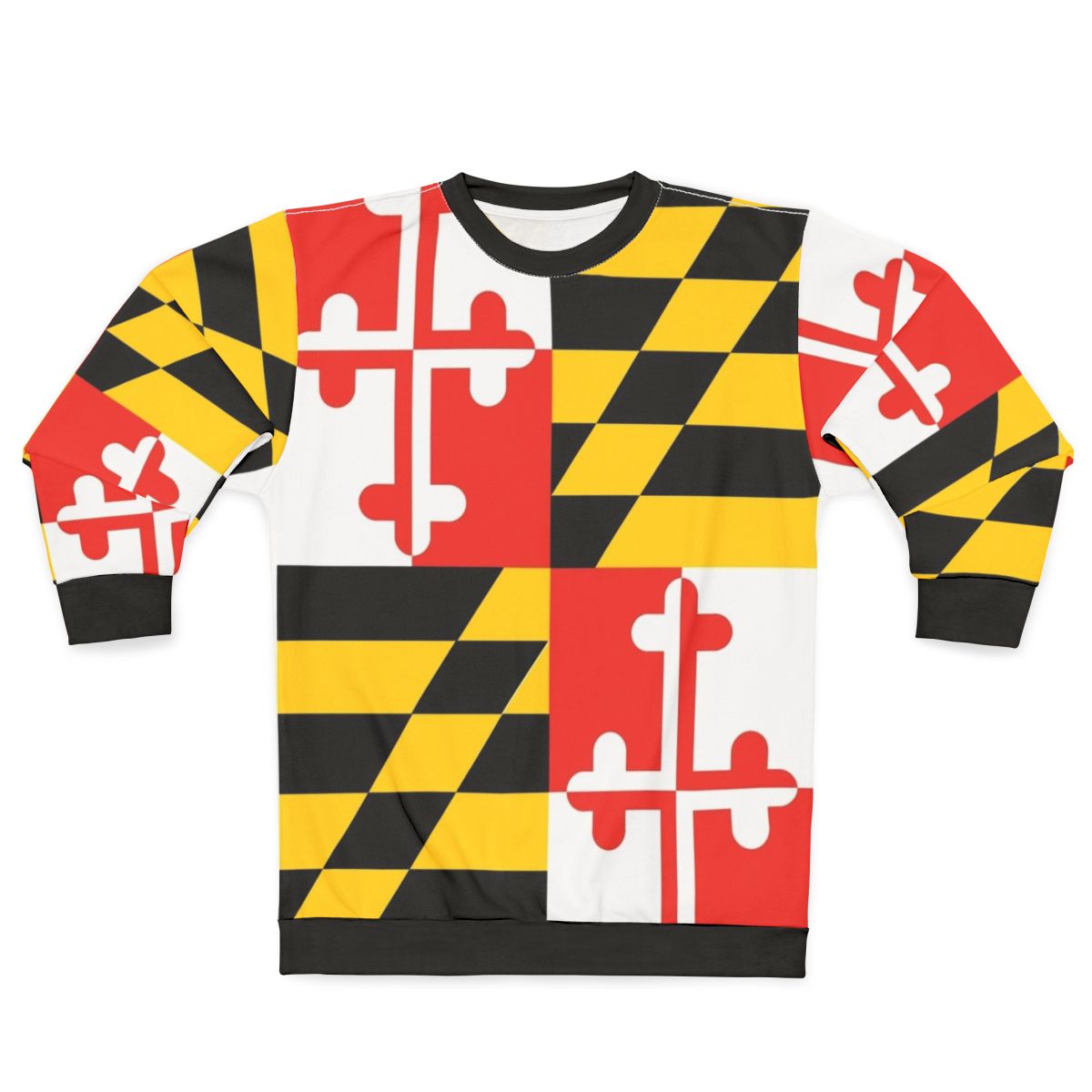 Maryland flag graphic tee sweatshirt