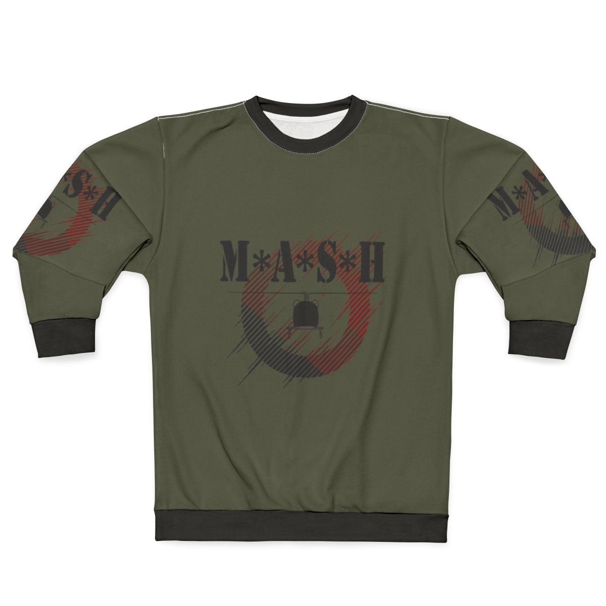 M.A.S.H. Sweatshirt with Korean War, Hospital, and Military Themes