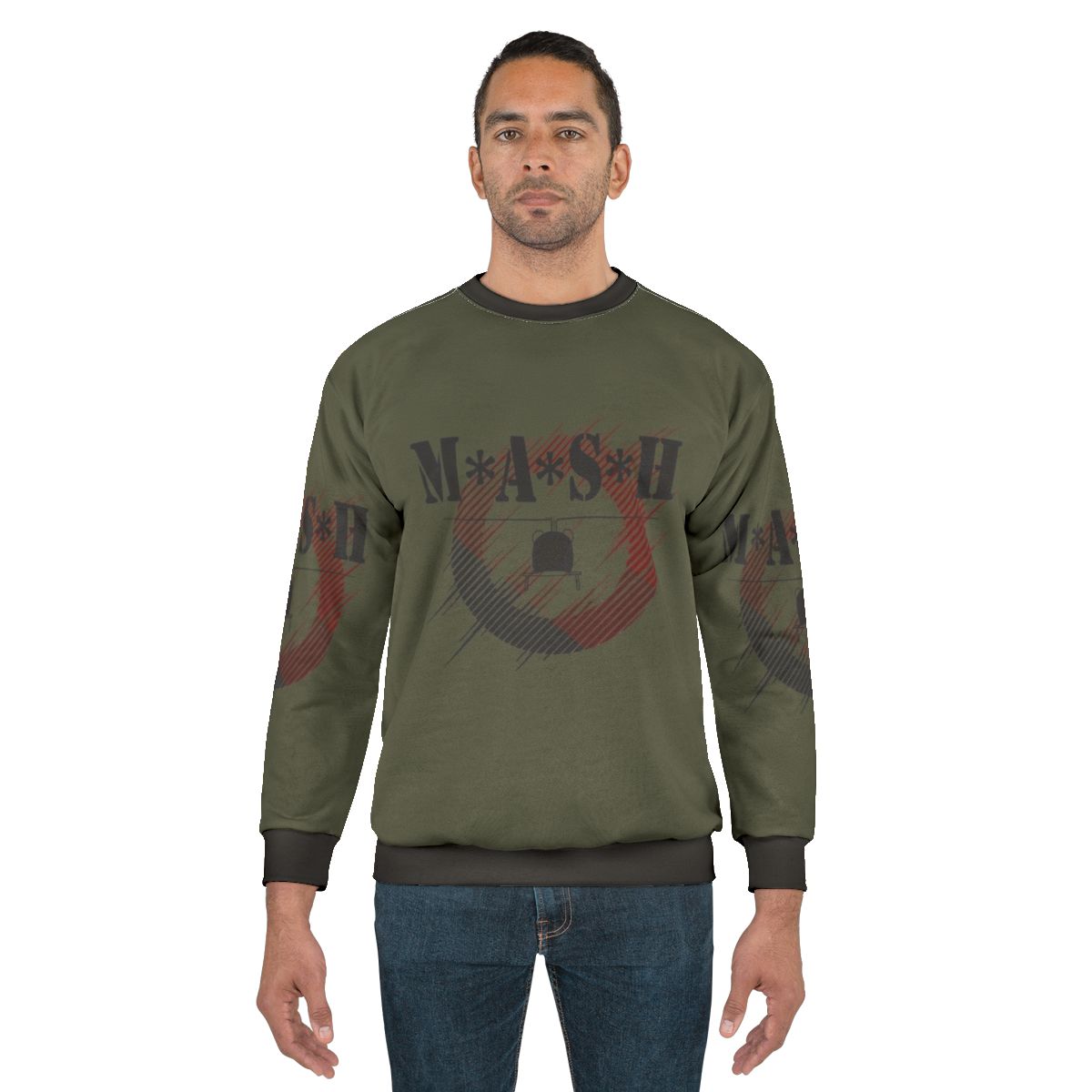 M.A.S.H. Sweatshirt with Korean War, Hospital, and Military Themes