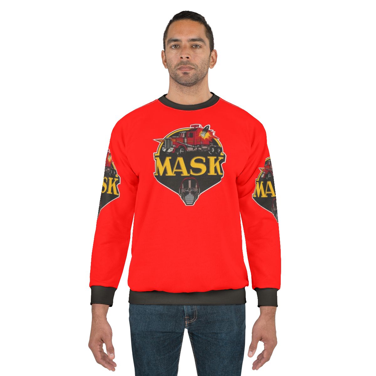 Retro '80s Mask Sweatshirt