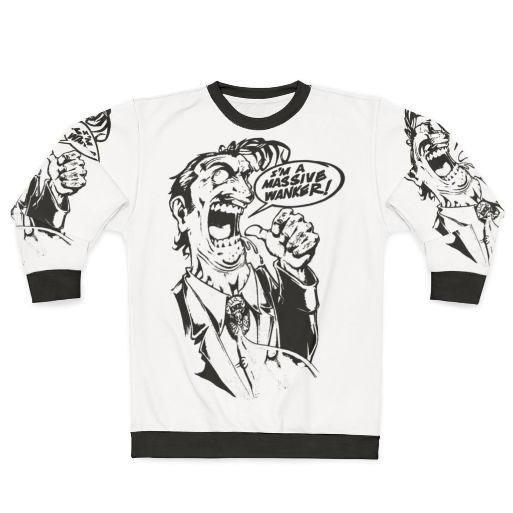 Spaced inspired dark comedy sweatshirt