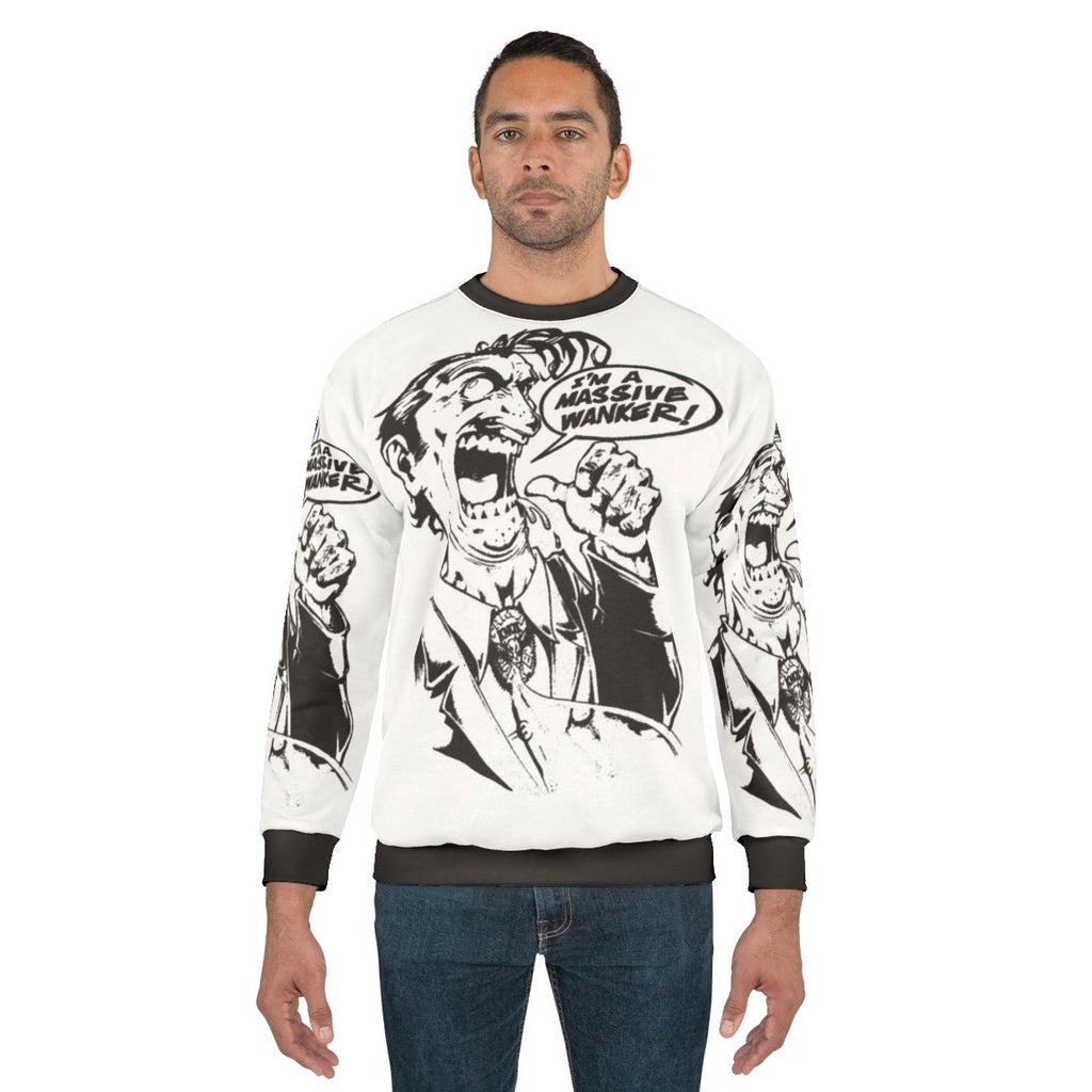 Spaced inspired dark comedy sweatshirt