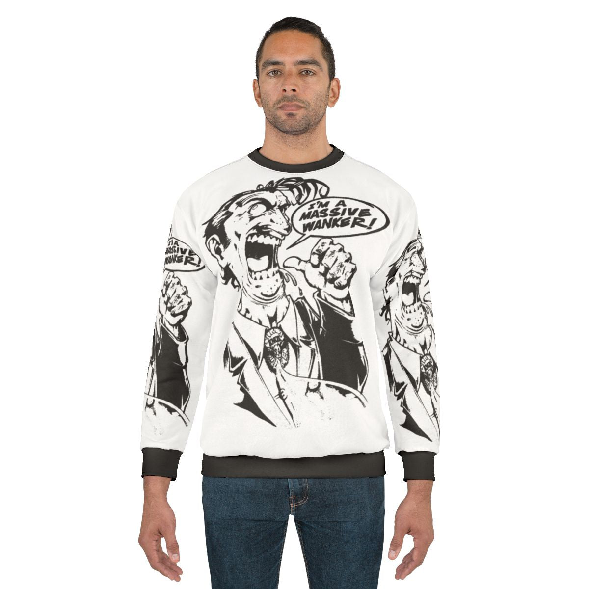Spaced inspired dark comedy sweatshirt