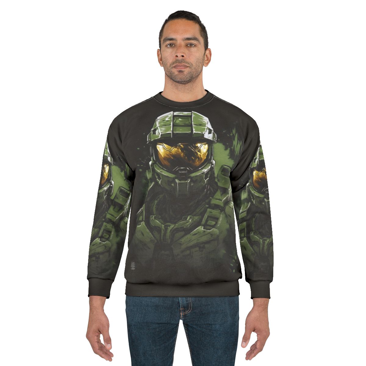 Master Chief Halo Sci-Fi Gaming Sweatshirt