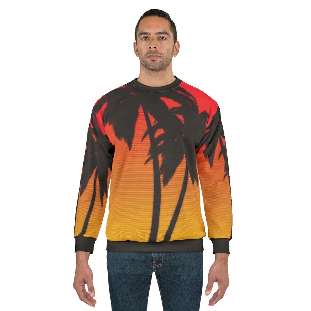 Master of the Miami Sunset Sweatshirt - Retro 80s 90s Synthwave Fashion