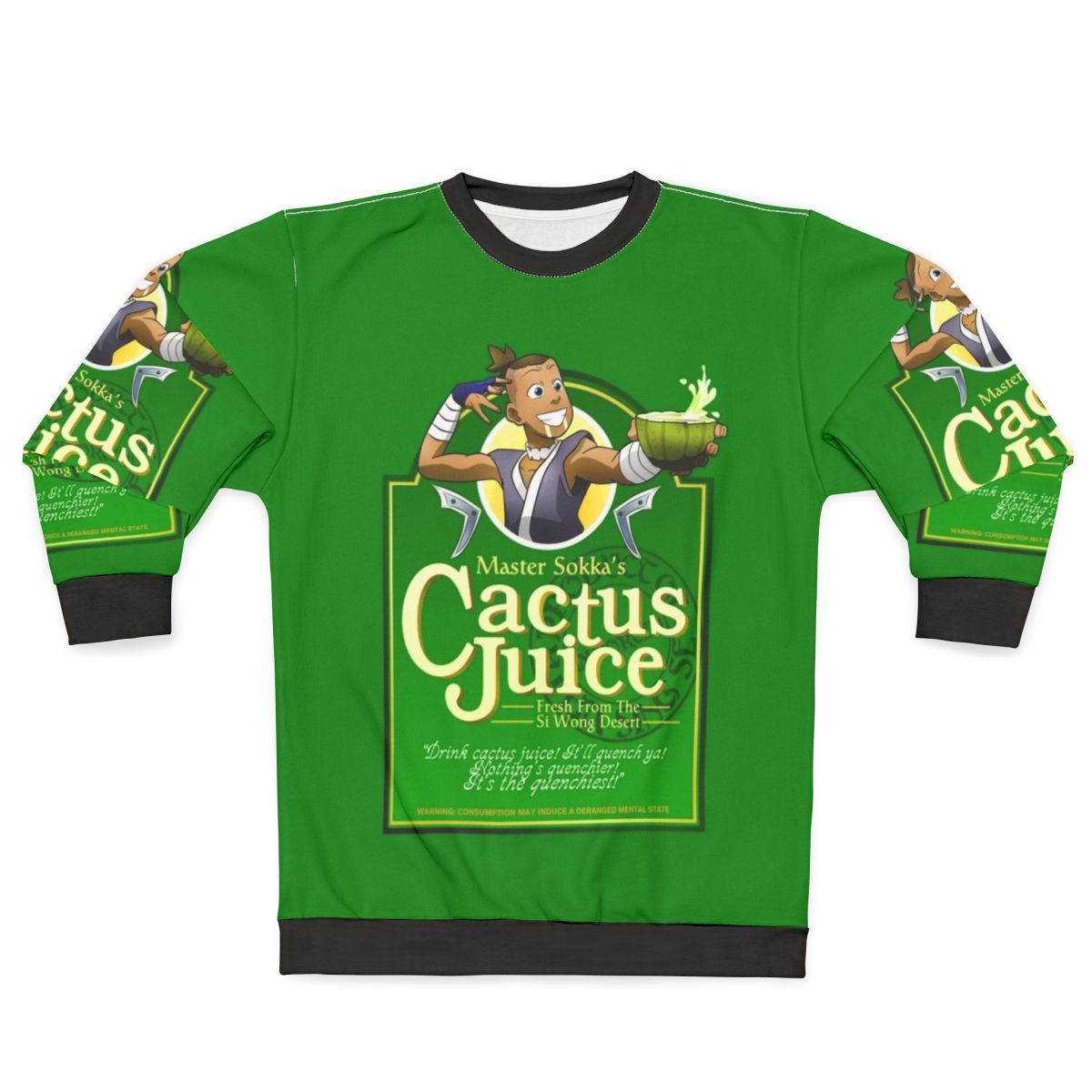 Sokka's Cactus Juice Avatar The Last Airbender Sweatshirt