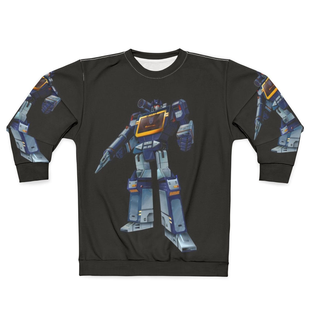 Masterpiece Soundwave Transformers Decepticon Sweatshirt with Transparent Background