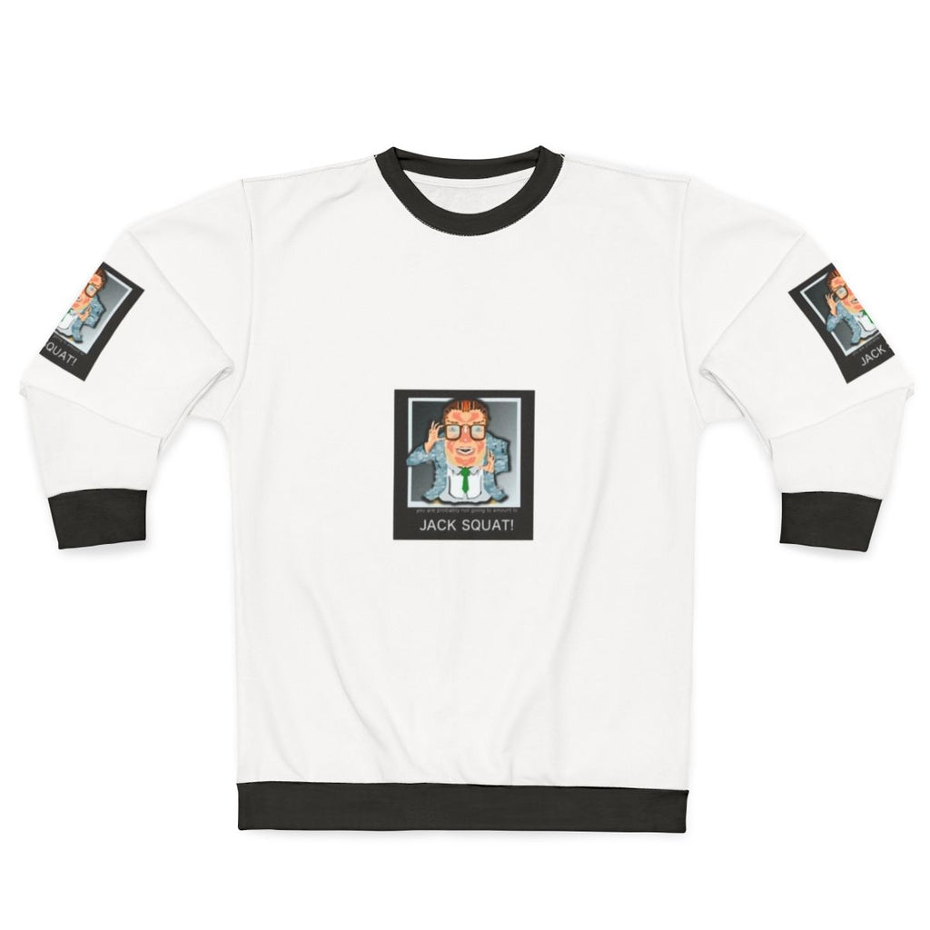 Motivational Speaker Chris Farley Sweatshirt with SNL-Inspired Digital Art