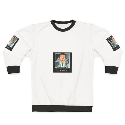 Motivational Speaker Chris Farley Sweatshirt with SNL-Inspired Digital Art