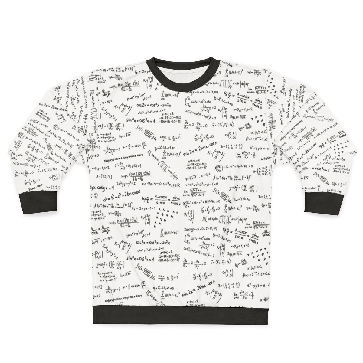 Math Formulas and Numbers Sweatshirt