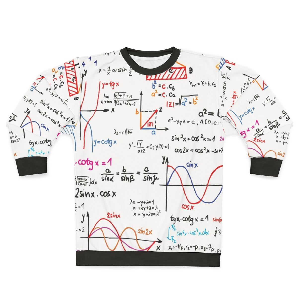 Mathematics Formulas Numbers Sweatshirt
