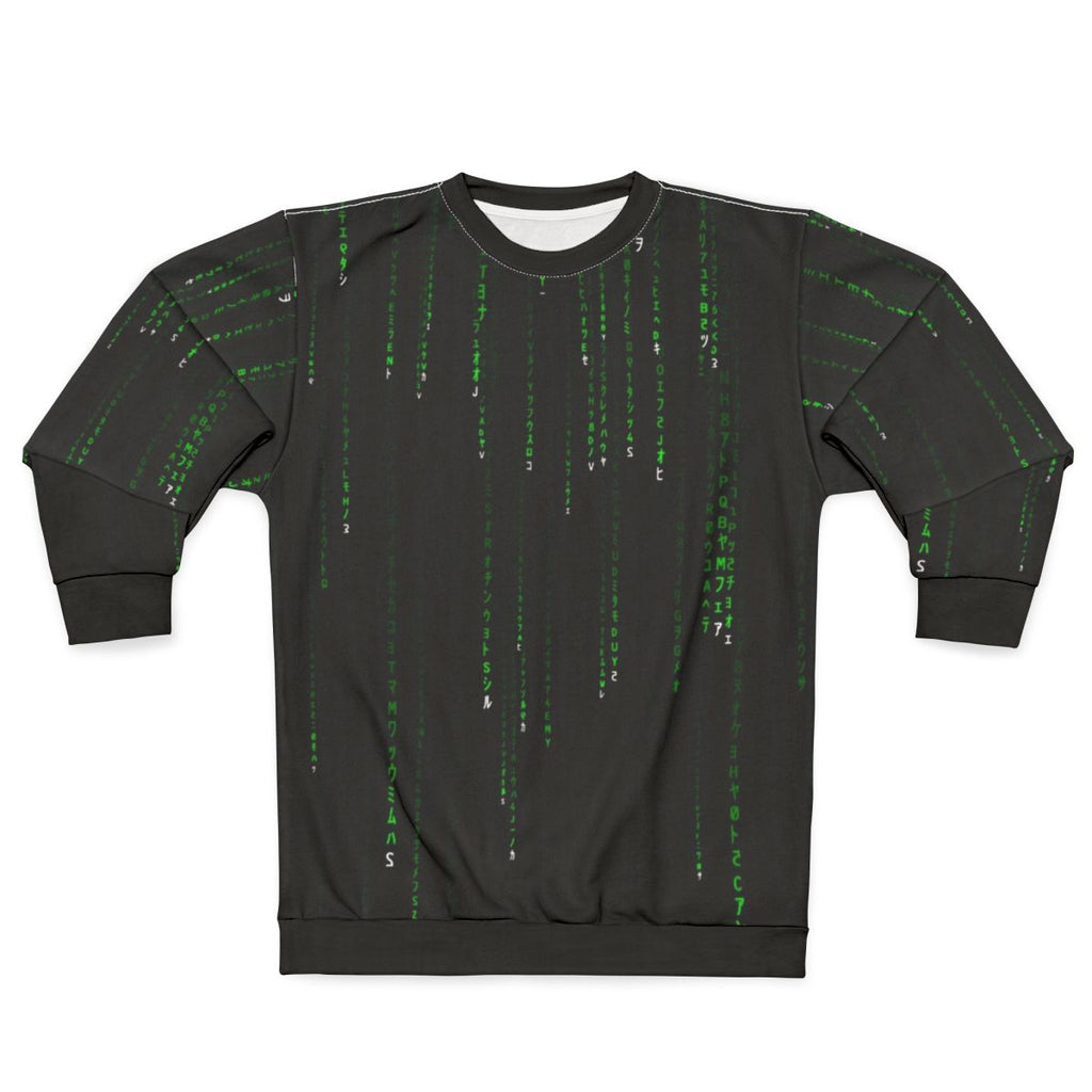 Matrix Green Coded Sweatshirt