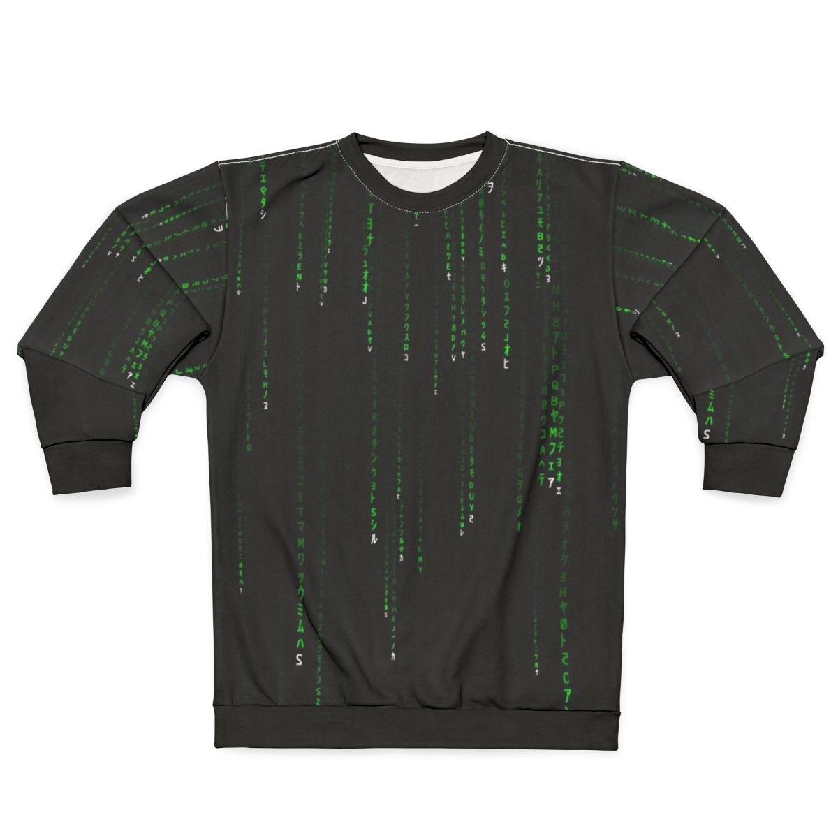 Matrix Green Coded Sweatshirt